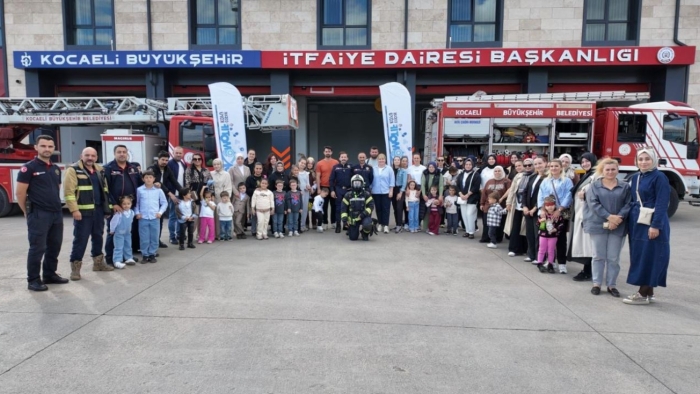Öğrenciler itfaiyecilik mesleğini yakından tanıdı